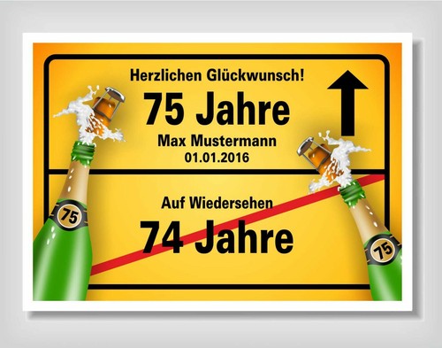 Ortsschild bild geschenk - ortsschild,