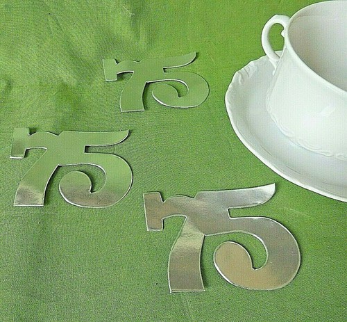 Deko zahl silber - deko-zahl,