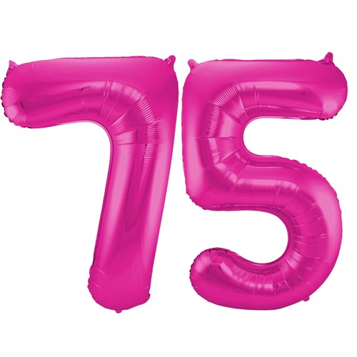 Folienballon pink zahl - folienballon, 86