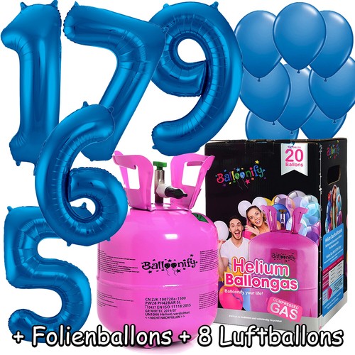 Folienballons ballongas - +,