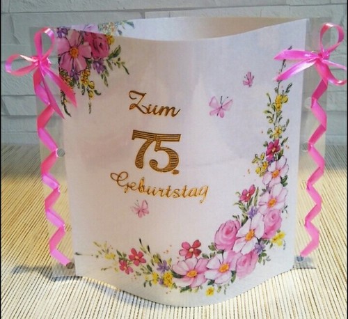 Geburtstagsdekoration zum - , 75