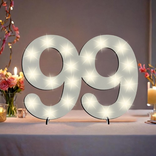 Leuchtende led zahl xxl - 1-99,
