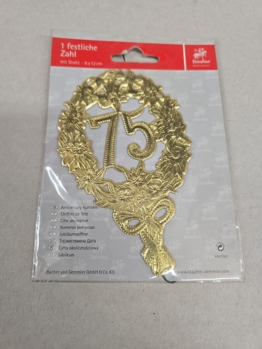 Festliche zahl in gold - 1,