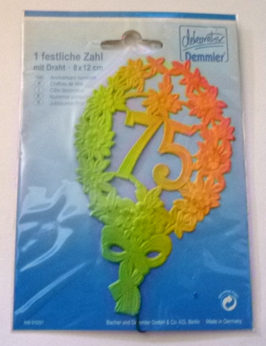 Jubiläumszahl farbig mit - jubiläumszahl,